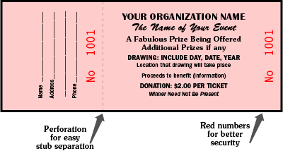 tickets for raffle rome fontanacountryinn com sample of raffle tickets templates