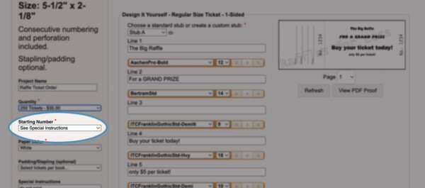 reorder-5 How to re-order raffle tickets - Step 5