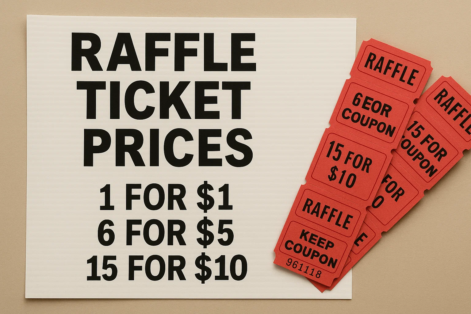 Raffles Ticket Prices