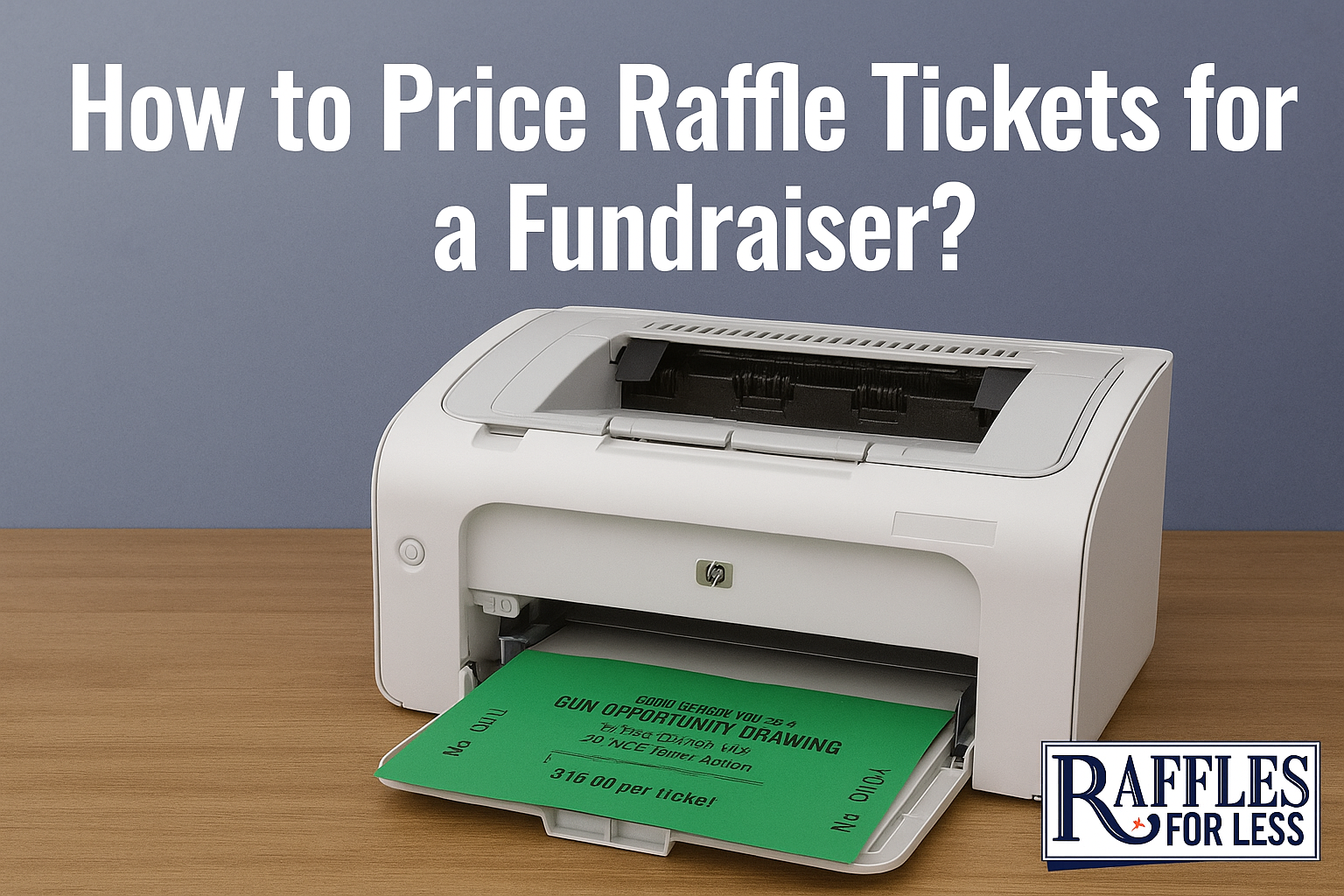Price Raffle Tickets for Fundraiser