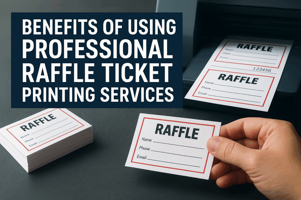 Benefits of Using Professional Raffle Ticket Printing Services