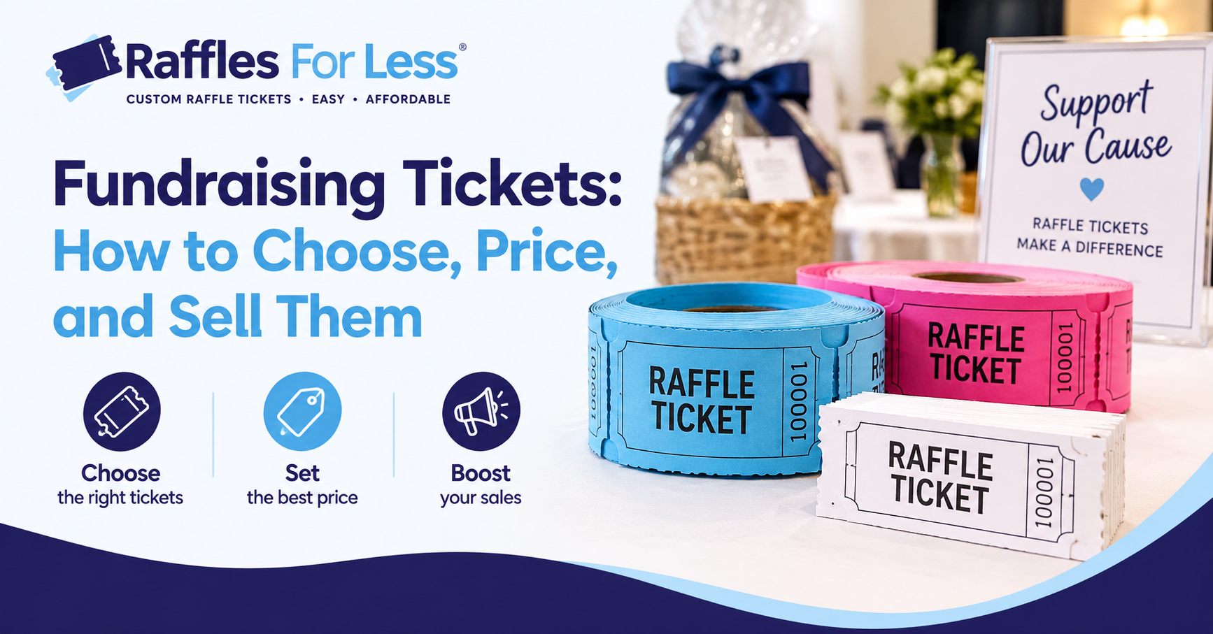 Fundraising Tickets Choose, Price, Sell