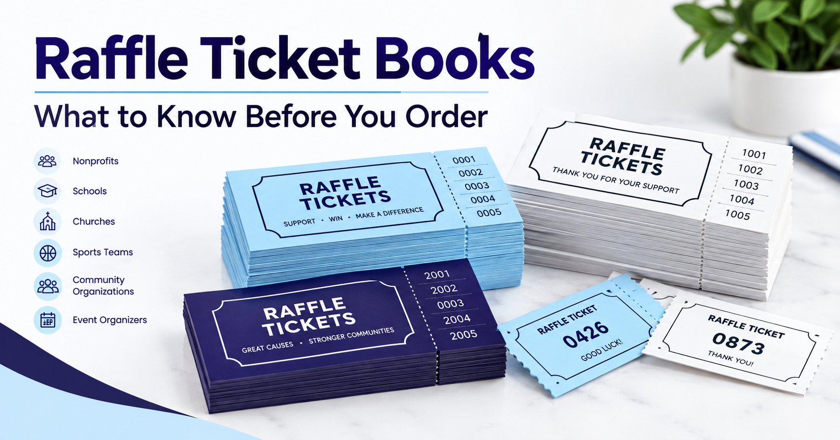 Raffle Ticket Books